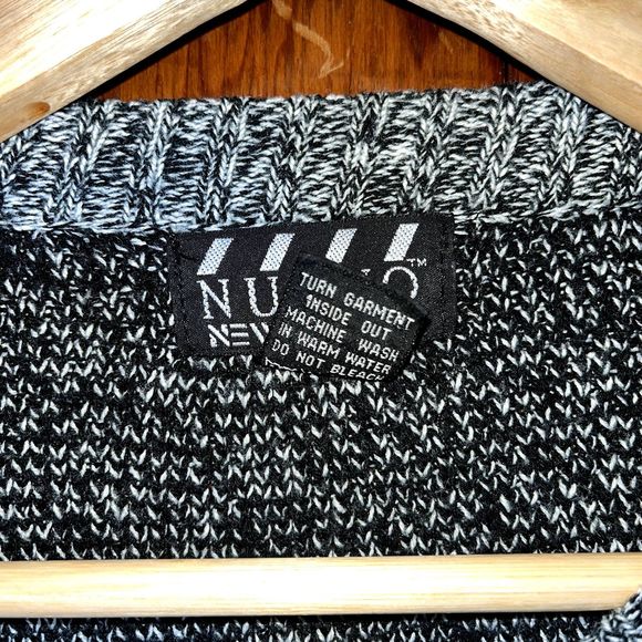 Vintage Nuovo New Forces Men's XL 100% Acrylic Geometric Grandpa Dad Sweater - Picture 4 of 8